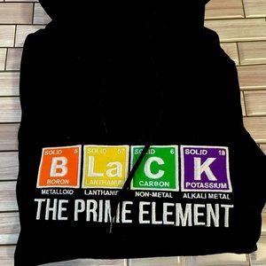 Black the Prime Element Black Hoodie